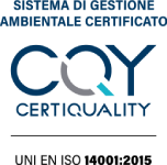 Logo certificazione UNI EN ISO 14001:2015