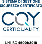 Logo certificazione UNI ISO 45001:2018