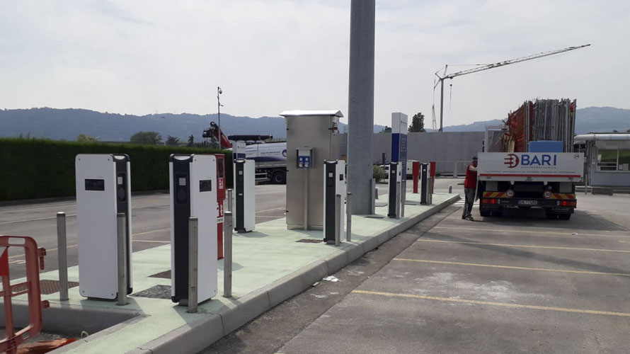 Stazione di ricarica veicoli elettrici
