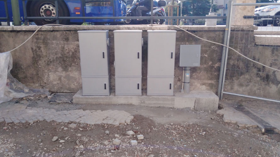 Fornitura e posa in opera quadri elettrici per I.S. Fognari