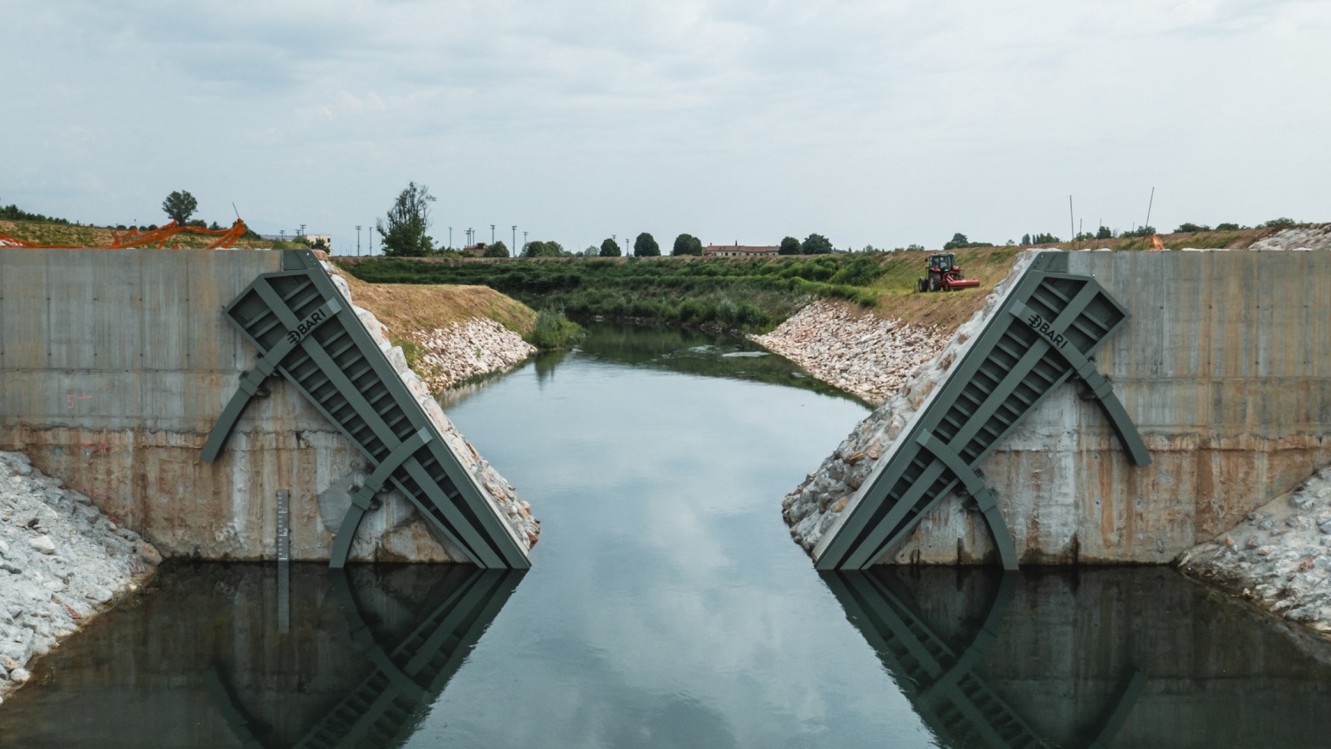 Impianti idrovori sfondo