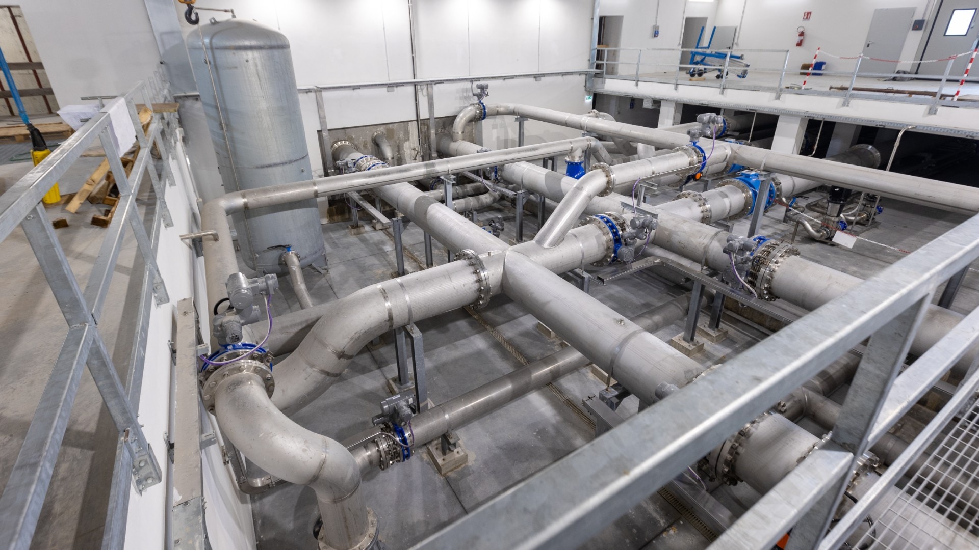 Impianti di acquedotto sfondo